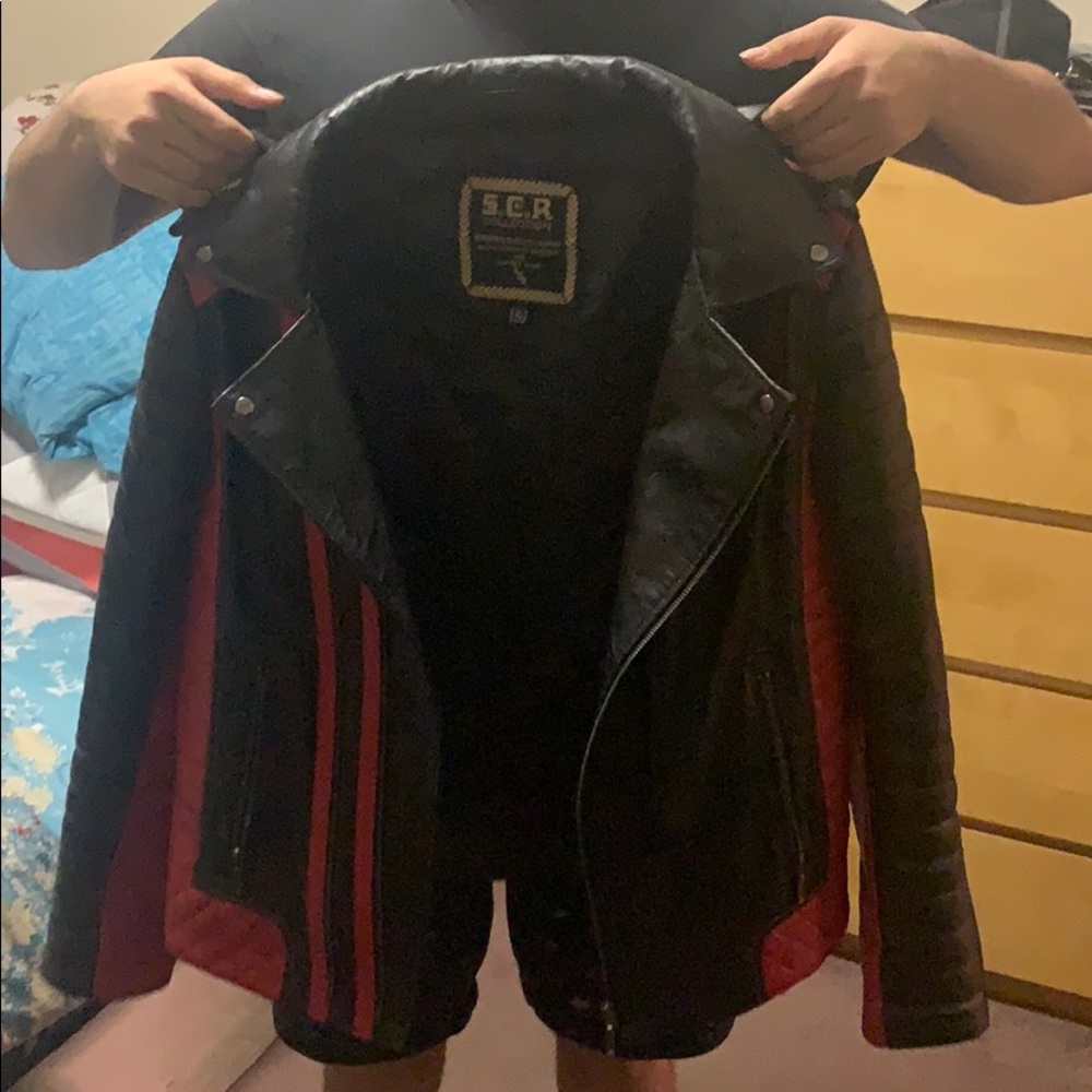 SCR collection soft leather jacket!